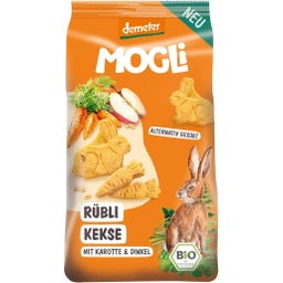 MOGLi Biscottini Bio - Carote e Farro - 125 g
