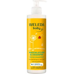 Weleda Calendula Waschlotion & Shampoo - 400 ml