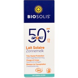 Biosolis Sonnenmilch Sport LSF 50+ - BIOSOLIS Ecocert Organic VEGAN UVA/UVB