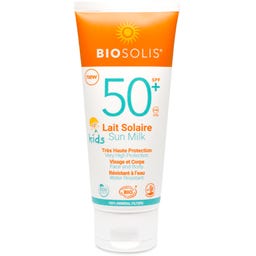 Biosolis Kids Sonnenmilch LSF 50+ - BIOSOLIS Ecocert Organic VEGAN UVA/UVB