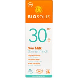 Biosolis Sonnenmilch LSF 30 - BIOSOLIS Ecocert Organic VEGAN UVA/UVB