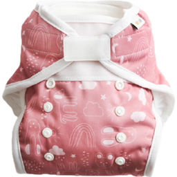 Vimse One Size Windelüberhose + Einlagen - Rusty Pink Teddy