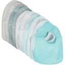 bieco 10er Set Lätzchen teal/slate - 1 Set