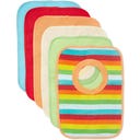 bieco 6er Set Schlupflätzchen Rainbow - 1 Set
