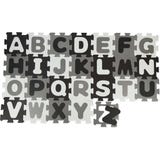 Puzzlematte Buchstaben black & white 26 Teile