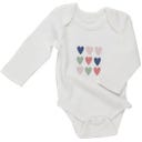 Beauty Baby Body langarm 2er Pack blau|weiß - 62-68