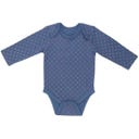 Beauty Baby Body langarm 2er Pack blau|weiß - 62-68