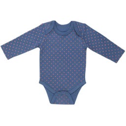 Beauty Baby Body langarm 2er Pack blau|weiß - 62-68