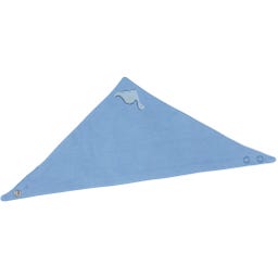 Beauty Baby Dreieckstuch zum Wenden - blau