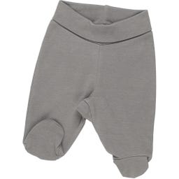 Beauty Baby Hose mit Füßen 2er-Pack weiß|braun - 50-56