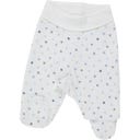 Beauty Baby Hose mit Füßen Boy 2er-Pack blau - 50-56