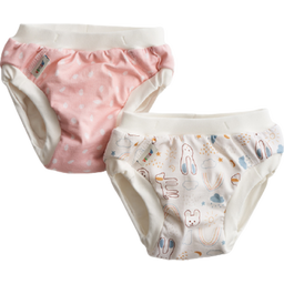 Vimse 2er Pack Trainingswindel Pink/Teddy - L 9-12kg