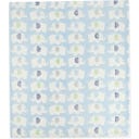 bieco Kuscheldecke Elefanten blau - 1 Stk