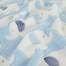 bieco Kuscheldecke Elefanten blau - 1 Stk