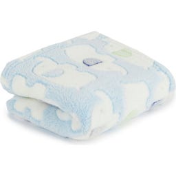 bieco Kuscheldecke Elefanten blau - 1 Stk