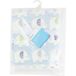 bieco Kuscheldecke Elefanten blau - 1 Stk