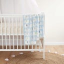 bieco Kuscheldecke Elefanten blau - 1 Stk