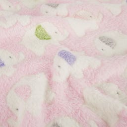 bieco Kuscheldecke Elefanten rosa - 1 Stk