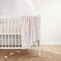 bieco Kuscheldecke Elefanten rosa - 1 Stk