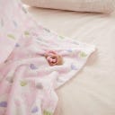 bieco Kuscheldecke Elefanten rosa - 1 Stk
