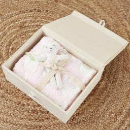 bieco Kuscheldecke Elefanten rosa - 1 Stk