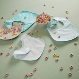 bieco 5er Set Lätzchen teal - 1 Set
