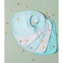bieco 5er Set Lätzchen teal - 1 Set