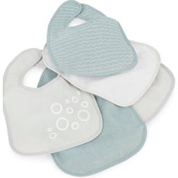 bieco 5er Set Lätzchen slate - 1 Set