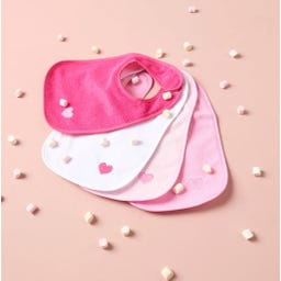 bieco 4er Set Lätzchen Cherry Blossom - 1 Set