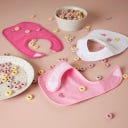 bieco 4er Set Lätzchen Cherry Blossom - 1 Set
