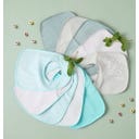 bieco 10er Set Lätzchen teal/slate - 1 Set