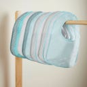 bieco 10er Set Lätzchen teal/slate - 1 Set