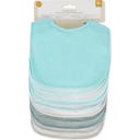 bieco 10er Set Lätzchen teal/slate - 1 Set