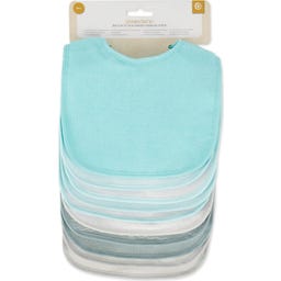 bieco 10er Set Lätzchen teal/slate - 1 Set