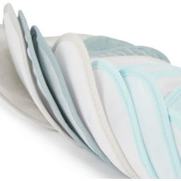 bieco 10er Set Lätzchen teal/slate - 1 Set