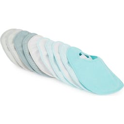 bieco 10er Set Lätzchen teal/slate - 1 Set