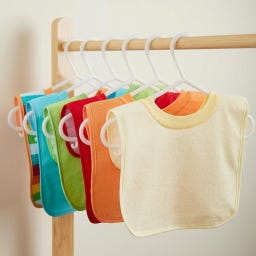 bieco 6er Set Schlupflätzchen Rainbow - 1 Set