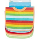 bieco 6er Set Schlupflätzchen Rainbow - 1 Set