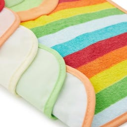 bieco 6er Set Schlupflätzchen Rainbow - 1 Set