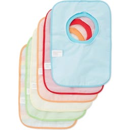 bieco 6er Set Schlupflätzchen Rainbow - 1 Set