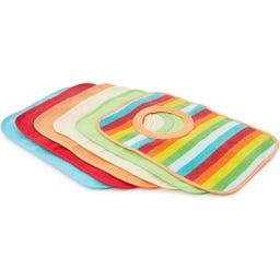 bieco 6er Set Schlupflätzchen Rainbow - 1 Set