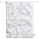 Windel-Nasstasche Groß, White Teddy