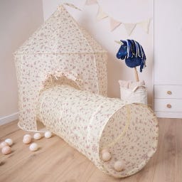 bieco Pop up Spielzelt Dots Vintage Flowers - 1 Stk