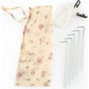 Strandmuschel mit UV-Schutz vintage flowers - 1 Stk