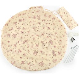 Strandmuschel mit UV-Schutz vintage flowers - 1 Stk