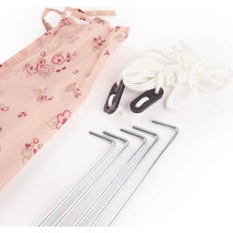 Strandmuschel mit UV- Schutz dreamy flowers - 1 Stk