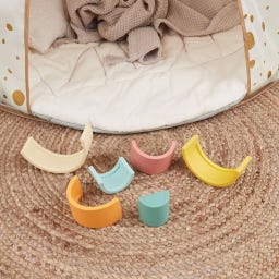 bieco Silikon Regenbogen Tropical Vibes 6-tlg. - 1 Stk