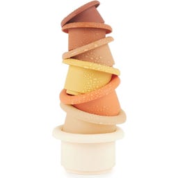 Silikon Stapelbecher Chocolate Bliss 7-tlg. - 1 Stk