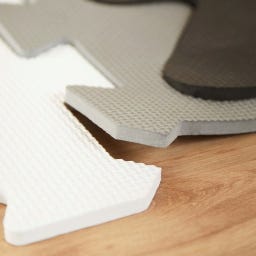 Puzzlematte Buchstaben black & white 26 Teile - 1 Stk