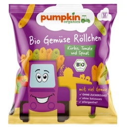 Bio Gemüse Röllchen 'Kürbis, Tomate & Spinat' - 20 g